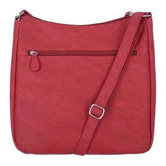 MultiSac Flare Large Crossbody Bag | 13.25 In | Polyester & Faux Leather | NWT - Picture 2 of 11